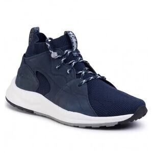 Columbia Sh/Ft Outdry Mid Hiking Shoe Boot Blue Mens 7 Womens 8.5-9